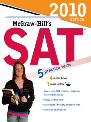 cover image of McGraw-Hill's SAT, 2010 Edition